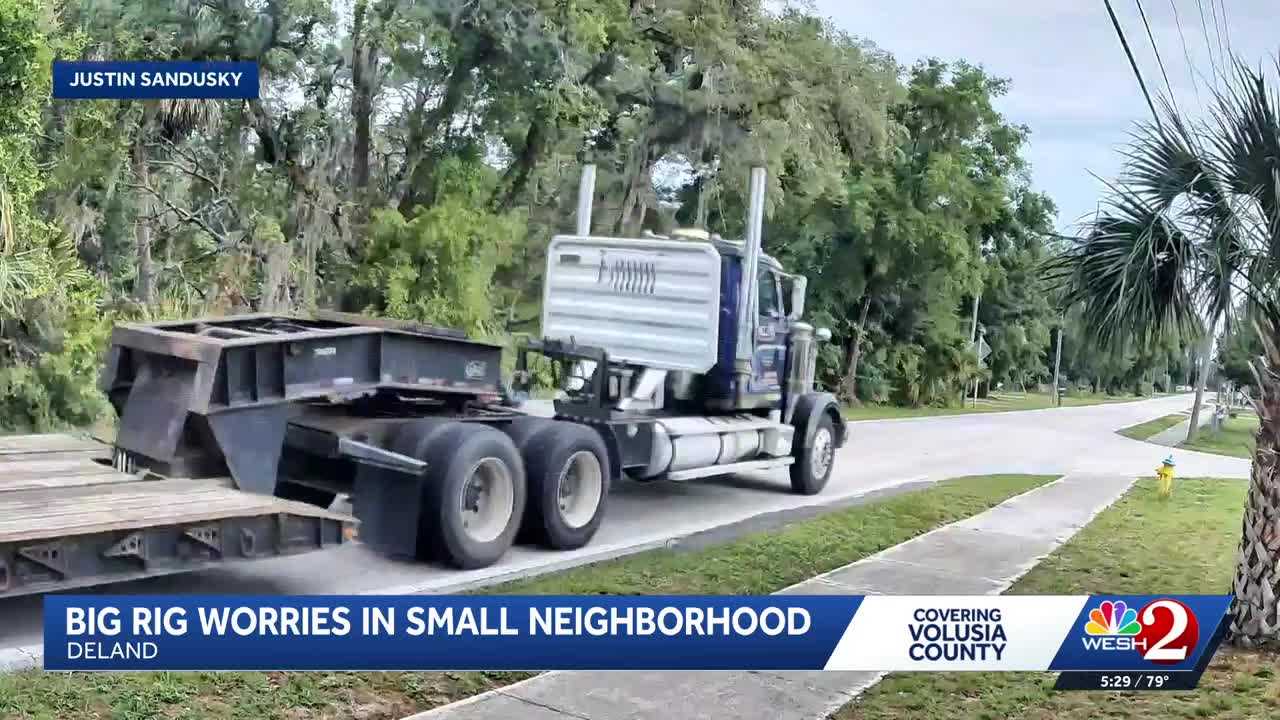 DeLand-area neighbors raise concerns about truck traffic on Marsh Road — WESH 2 Orlando, Lubbock Real Estate news