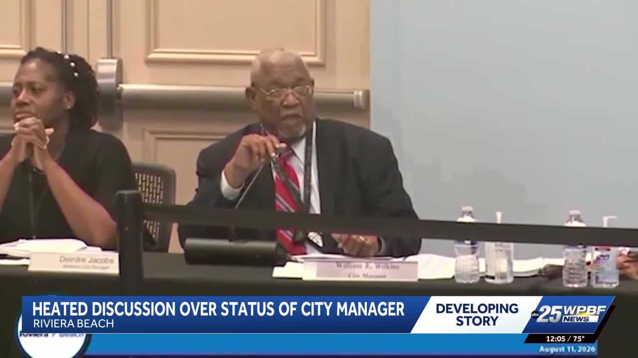 Riviera Beach meeting erupts over city manager’s absence — WPBF West Palm Beach, Lubbock Community news