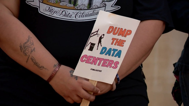 Protesters gather outside City Hall ahead of San Antonio City Council vote on data center rules — Lubbock Technology news