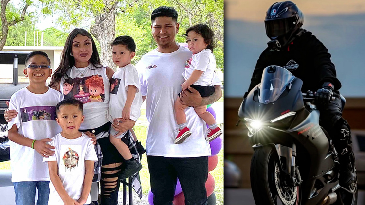 Ariel Lucio, wife of Johnny Reyes, with her four sons, seeking justice after a hit-and-run in San Antonio.