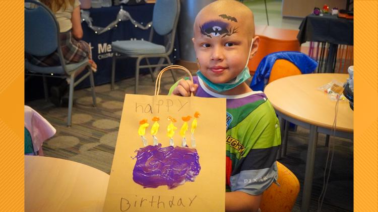 Young patients make handmade decorations for San Antonio Zoo gorilla's Halloween-themed birthday — KENS 5 (San Antonio)