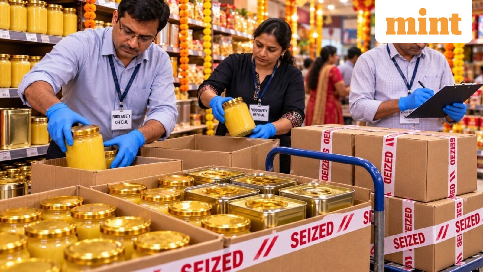 Delhi food safety ghee raid: Over 322 kg of ghee seized from stores; here's what was found, what you should be aware of — Mint India, Lubbock Business news